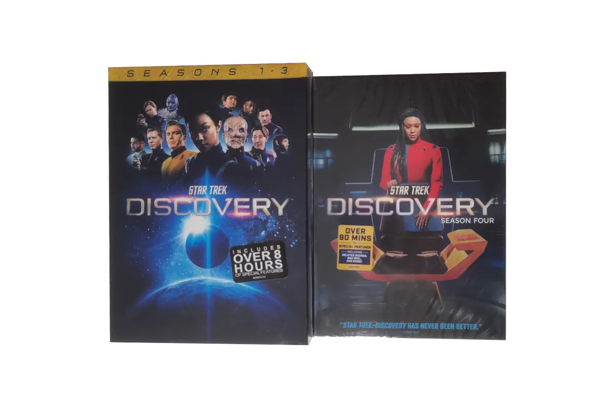 Star Trek Discovery Сезон 1-4 DVD 16 дисков оптом с завода DVD Фильмы ТВ серия мультяшная область 1/регион 2 Бесплатная доставка