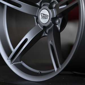 Rines Forjados Rizo 5502F de 20 y 22 Pulgadas, Escalonados 5x114.3, Ruedas de Aleación de Aluminio Forjado en Negro Satinado para <span class=keywords><strong>Ferrari</strong></span> 458 - Product Image 3