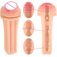 Godet Masturbateur Masculin en Silicone Souple, Stroker Manuel Réutilisable, Jouet Sexuel pour Homme, Vente en Gros, Logo Personnalisé, Marque Privée