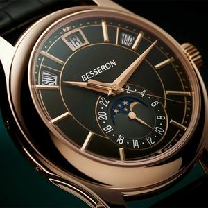 Reloj de Lujo Personalizado para Hombre, de Acero Inoxidable, con Movimiento de Cuarzo Japonés, Cristal de Zafiro, Esfera con Indicadores, Resistencia al Agua 5BAR - Product Image 5