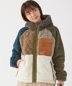 เสื้อโค้ทกันลมมีซิปแจ็คเก็ตบุผ้า - Product Image 2