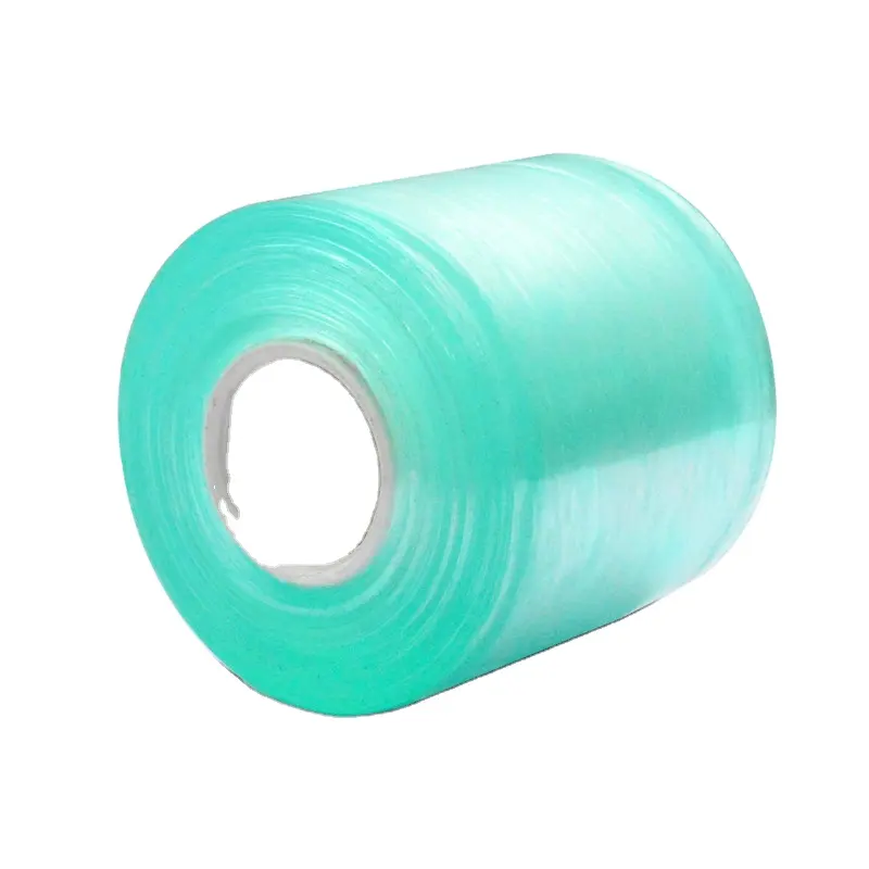 Handy Wrap Mini Roll Green Color Plastic Wrap Wire Cable PVC Plastic Film