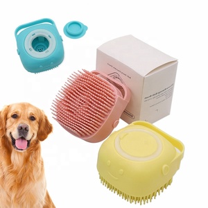 Spazzola da Bagno Portatile in Offerta per Cani e Gatti in Silicone per Doccia Massaggio e Pulizia Strumento per il Lavaggio degli Animali Domestici - Product Image 1