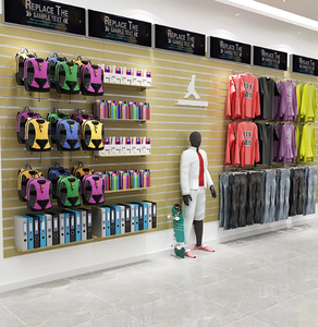 Étagère modulaire de supermarché : avec rayonnages <span class=keywords><strong>en</strong></span> <span class=keywords><strong>Coroplast</strong></span>, pour cosmétiques et accessoires, installation facile avec boîte lumineuse supérieure. - Product Image 5