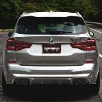 Mise à niveau du diffuseur arrière en fibre de carbone de style 3D adapté à la BMW X3M F97 Kit de lèvre arrière en fibre de carbone véritable.
