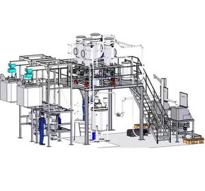 Pulver-Batch-Dosiersystem 2-20L/H Rohrleitung pneumatische Aktor-Wagenmaschinen