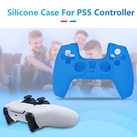 Nouveauté Dobe pour PS5 Silicone Skin pour PS5 Controller Case Cover Housse de protection pour PS 5 pour DualSense-Bleu