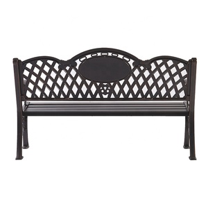 <span class=keywords><strong>Banco</strong></span> de jardín europeo Vintage para patio trasero, muebles para exteriores de aluminio fundido - Product Image 4