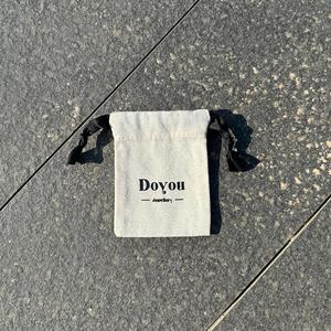 Factory Wholesale Screen Printing Gift & Craft Ecobag Small Canvas <b>Drawstring</b> Bag Cotton <b>Pouch</b> - Product Image 2