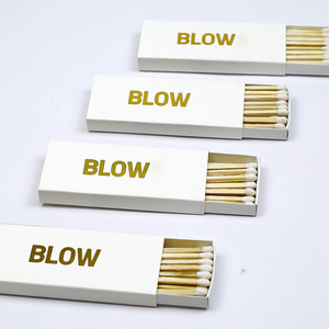 75mm long stick matches in matchbox custom logo printing matches safety