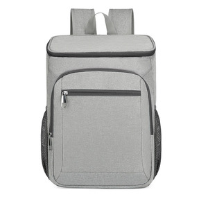 Custom Oxford Large Premium <b>Cooler</b> <b>Backpack</b> with USB Solid Upright <b>Cooler</b> <b>Bag</b> Beer Camping Outdoor Travel Polyester Lining - Product Image 2