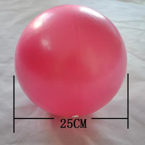 Pelota de yoga de PVC de alta calidad a prueba de explosiones, 25 cm, mate, pelota de pilates inflable, pelota de masaje, muy vendida. - Product Image 5