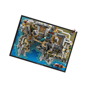 Ensemble de construction personnalisé OEM Wizard Academy - Collection complète de maisons avec scènes emblématiques, vente en gros, cadeau - Nouveau château magique (Grand) - Product Image 5