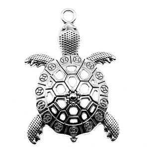 20 pz/borsa 55x37mm argento antico placcato bronzo antico placcato in lega di zinco <span class=keywords><strong>grande</strong></span> tartaruga tartaruga Cuckold Charms pendenti ABD-C13051 - Product Image 3