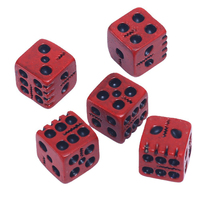 Dés à six faces à coins arrondis motif crâne noir, nouveaux jouets décontractés originaux et créatifs pour festivals, fêtes, carnavals, bars et accessoires de vin