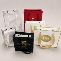 Sac en papier personnalisé avec logo imprimé, design de luxe, pour emballages cadeaux, sac en papier kraft