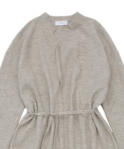 Abito in Maglia Autunno 2026, Nuovo Stile alla Moda, Semplice ed Elegante, Sottile, Tinta Unita, Lunghezza Sopra il Ginocchio con Coulisse in Vita - Product Image 5