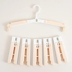 Sèche-linge portable rétractable sans perçage pour les voyages en plein air avec corde en nylon ABS pour une utilisation en hôtel et à l'intérieur - Product Image 6