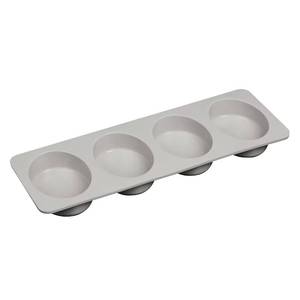 4-cavity <b>silicone</b> soap mold can be customized oval-shaped soaps, suitable for home bathroom DIY crafts and candle making - Product Image 4