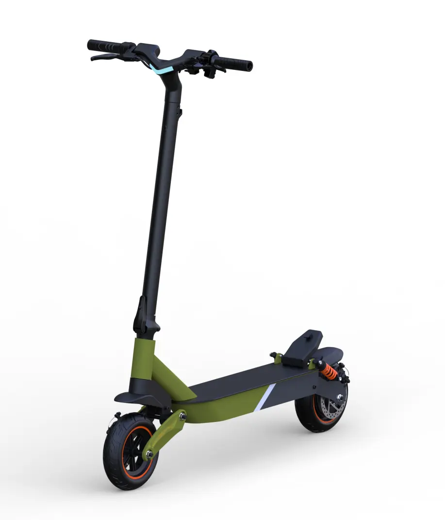 Super bonne sensation de conduite 2024 Date 10 pouces adulte Scooter électrique kick scooters K2 lumière 500W Escooter avec fourche Suspension