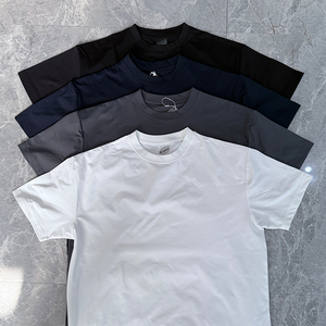 เสื้อยืดผู้ชายผ้าถัก 190 กรัม โพลีเอสเตอร์ 100% แห้งเร็ว รับผลิตตามแบบ สีพื้น ระบายอากาศดี ไม่เป็นขุย แขนสั้น ขายส่ง - Product Image 1