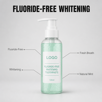 Dentifrice au bicarbonate de soude anti-caries et blanchissant, jetable, pour usage domestique, adulte, OEM/ODM, logo personnalisé, saveur menthe, directement de l'usine, faible MOQ