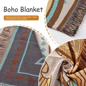 Vente en gros bon marché Logo personnalisé 2024 Fashion Southwest décoratif tissage Style bohème housse de canapé couverture couvre canapé chaise <span class=keywords><strong>lit</strong></span> - Product Image 5