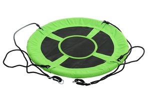 フォーチュンランド チャイルドネストスイング ブルー ステンレス製 挟み込み防止設計 カスタムロゴ入り スポーツ＆エンターテイメント向け - Product Image 2