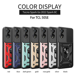 Funda de teléfono con armadura de protección de cámara deslizante para <span class=keywords><strong>TCL</strong></span> 50 <span class=keywords><strong>SE</strong></span> 40 <span class=keywords><strong>SE</strong></span> <span class=keywords><strong>30</strong></span> <span class=keywords><strong>SE</strong></span> / 30E 305 306, funda trasera con soporte - Product Image 6