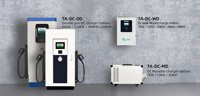 Chargeur de stockage solaire DC à DC Station de charge de voiture EV 30-60kw double support de sol Chargeur EV