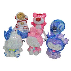 ชุดอุปกรณ์งานฝีมือ DIY สำหรับเด็ก ตุ๊กตาหมีเท็ดดี้ประดับเพชรหลากสี ตัวการ์ตูนหมีเพชร ชุดระบายสี  สั่งด่วน จัดส่งเร็ว - Product Image 1