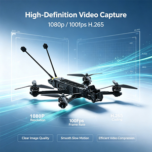 Self Assembly Hobby RC <b>Drone</b> BOB57 O4 Pro Carbon Frame TBS NANO Receiver M10 GPS Full Motor Camera ESC Aerial <b>Accessory</b> Combo - Product Image 2