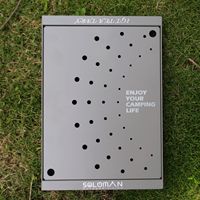 Unit One IGT Plateau à thé en alliage d'aluminium léger Design moderne Mobilier d'extérieur pliable et portable pour le camping
