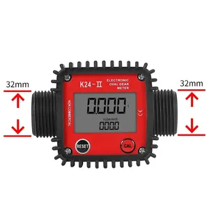 K24 Modelo <span class=keywords><strong>Digital</strong></span> Display Medidor de Ureia Mesa De Engrenagens Plásticas para Óleo De Motor Diesel Óleo Hidráulico Óleo De Soja Water Flow OEM - Product Image 2