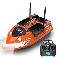 Bateau de pêche à la carpe RC en plastique V802 Pro avec 160 positions, navigation GPS, sonar 500M, 4 compartiments, pilote automatique et moteur haute puissance