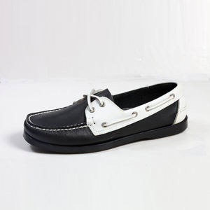 Venta al por mayor mocasín Casual mocasín conducción caminar vela yate barco cuero frijoles estilo británico hombres zapatillas Zapatos barco zapato - Product Image 6
