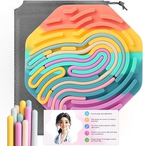 Jouet en acier de taille personnalisée pour calmer les enfants autistes Planche de décompression octogonale double face en silicone Divertissement sportif - Product Image 2