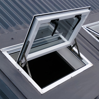DEEZON Verre trempé Balcon Transparent Grenier Aluminium Sunshine Room Toit ouvrant électrique Toit motorisé Fenêtre Lucarne