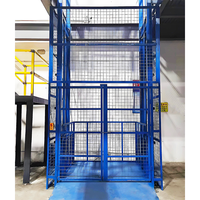 Ascenseur hydraulique de cargaison de rail de guidage d'entrepôt 300-1000kg capacité de charge 2M hauteur de levage 1M * 1M Table ISO/CE certifiée 1 an