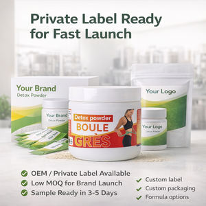 Boule gres ผงดีท็อกซ์ผสมชาเขียวผสมสารสกัดจากสมุนไพรวิตามินสำหรับการจัดการน้ำหนักแบรนด์ - Product Image 1