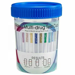 ถ้วยทดสอบยาสำหรับปัสสาวะแบบมืออาชีพใช้ในห้องปฏิบัติการโดยใช้ยารักษาปัสสาวะแบบ16พารามิเตอร์