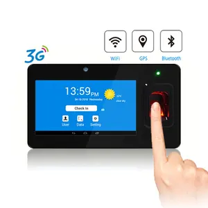 Attendance Android System Fingerprint RFID Card Time Attendance Terminal Support 3G And Sending Message To Mobile Phone GT368