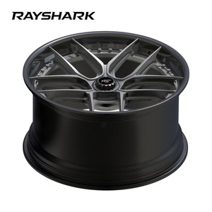 Jantes RS Custom 20 21 pouces en fibre de carbone avec lèvre enveloppante, <span class=keywords><strong>5</strong></span> branches, à blocage central pour Porsche 911 GT3 Ferrari F8 Tributo - Product Image 2