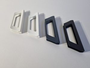 Poignée coulissante en alliage d'aluminium multicolore 150 mm noir beige blanc <span class=keywords><strong>anthracite</strong></span> pour portes coulissantes en verre intérieures OEM ODM - Product Image 2