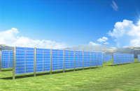 Clôture solaire verticale Yuens Supports de montage au sol pour panneau solaire Cadre solaire