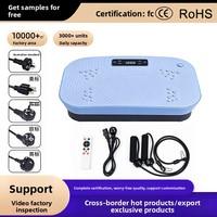 Machine de vibration pour la perte de poids et le remodelage corporel, en matériau PC, capacité de charge 150 kg, pour usage domestique et sports de course, approvisionnement direct transfrontalier