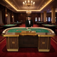 Table de casino ovale moderne en bois et fer avec pieds en bois massif pour 6 à 8 personnes, idéale pour les jeux de cartes de poker Texas Hold'em de luxe