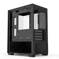 Custom MATX Mid-Tower PC Gaming Case USB3.0 Computer Case Casing With Tempered Glass Front Side Panel