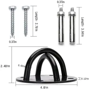 Çapa halatı bağlama kancası tavan montaj süspansiyon sapanlar yoga salıncak parantez direnç trainer kullanılan çapa kiti jimnastik halkaları