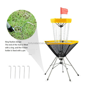 Cesto Portatile Leggero per Allenamento Disc Golf Unisex, Stile Sportivo in Metallo e Silicone per Giocatori Maschi e Femmine - Product Image 2